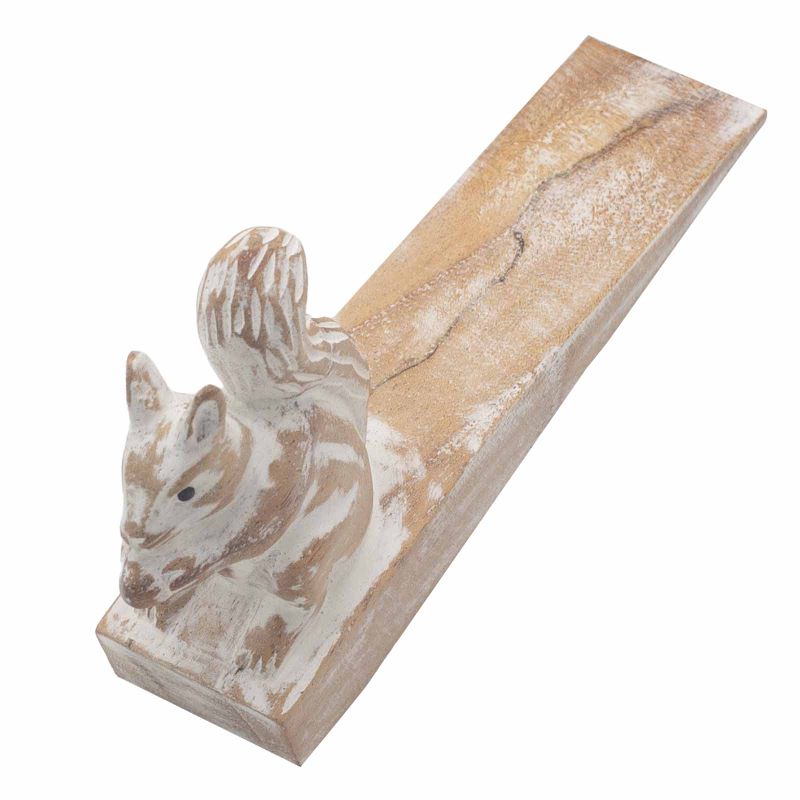Cale-Porte Sculpté à la Main - Écureuil