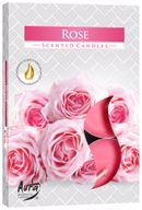 Set de 6 Bougies Chauffe Plat Parfumées - Rose
