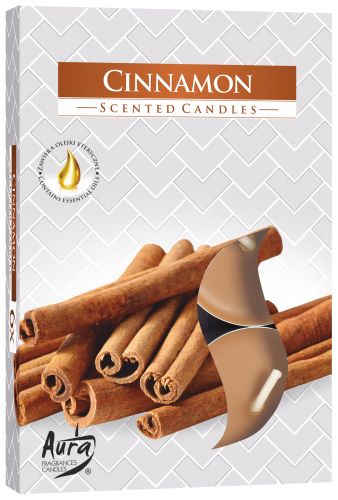Set de 6 Bougies Chauffe Plat Parfumées - Canelle