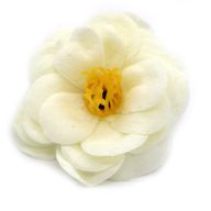 Camélia de Savon pour Bouquet - Crème