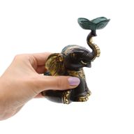 Moyen Porte-Bougie / Porte-Encens - Éléphant