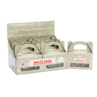 Box of 24 - SatyaSauge Blanche Backflow Dhoop Cône