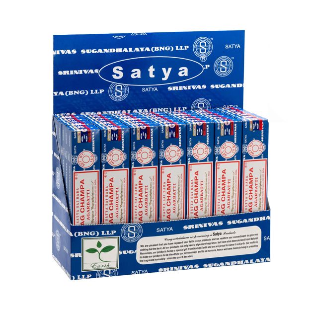Présentoir - Encens Satya Nagchampa 15 gr