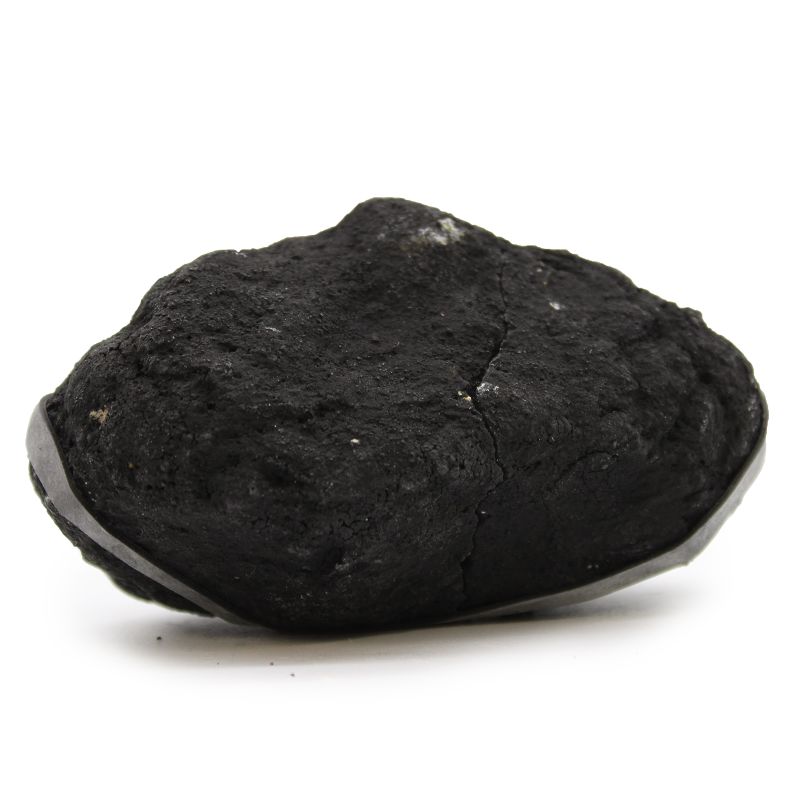 Géodes de calcite colorées - Roche noire - Jaune