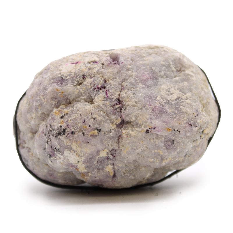 Géodes de calsite colorées - Roche naturelle - Rose et or