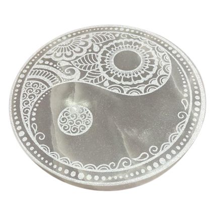 Grande Plaque de Sélénite 18cm - Feng Shui