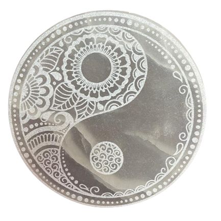 Grande Plaque de Sélénite 18cm - Feng Shui
