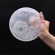 Grande Plaque de Sélénite 18cm - Feng Shui