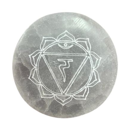 Set de 7 Plaque de Sélénite - Chakra