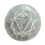 Set de 7 Plaque de Sélénite - Chakra