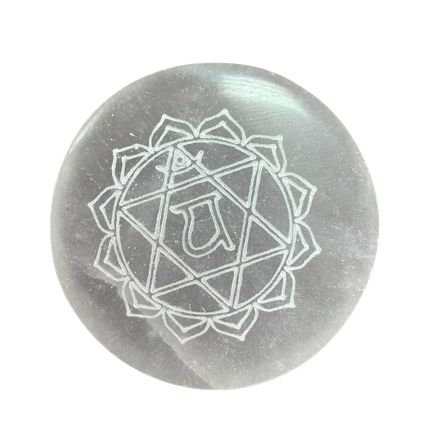 Set de 7 Plaque de Sélénite - Chakra