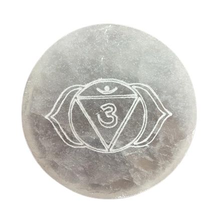 Set de 7 Plaque de Sélénite - Chakra