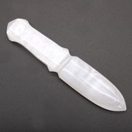 Couteau de Rituel en Sélénite - Chakra