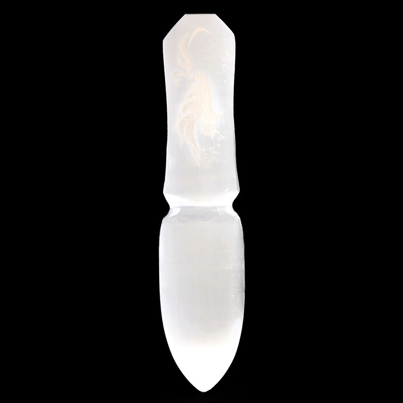 Couteau de Rituel en Sélénite - Lâcher prise sur le passé