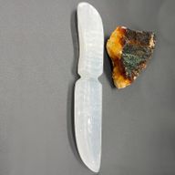 Couteau de Rituel en Sélénite - Classique