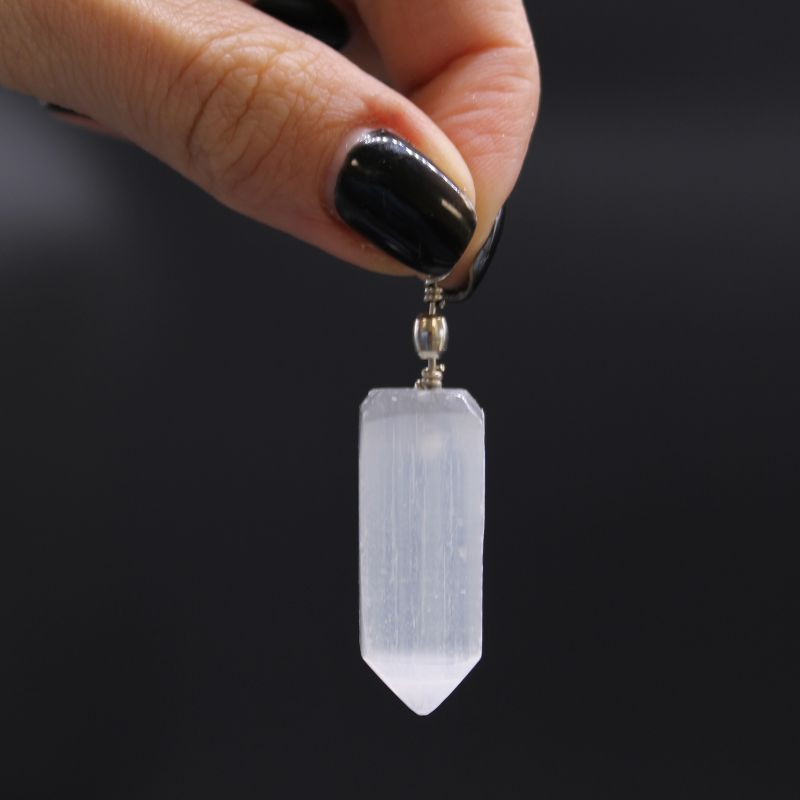 Pendentif en Sélénite - Oblix