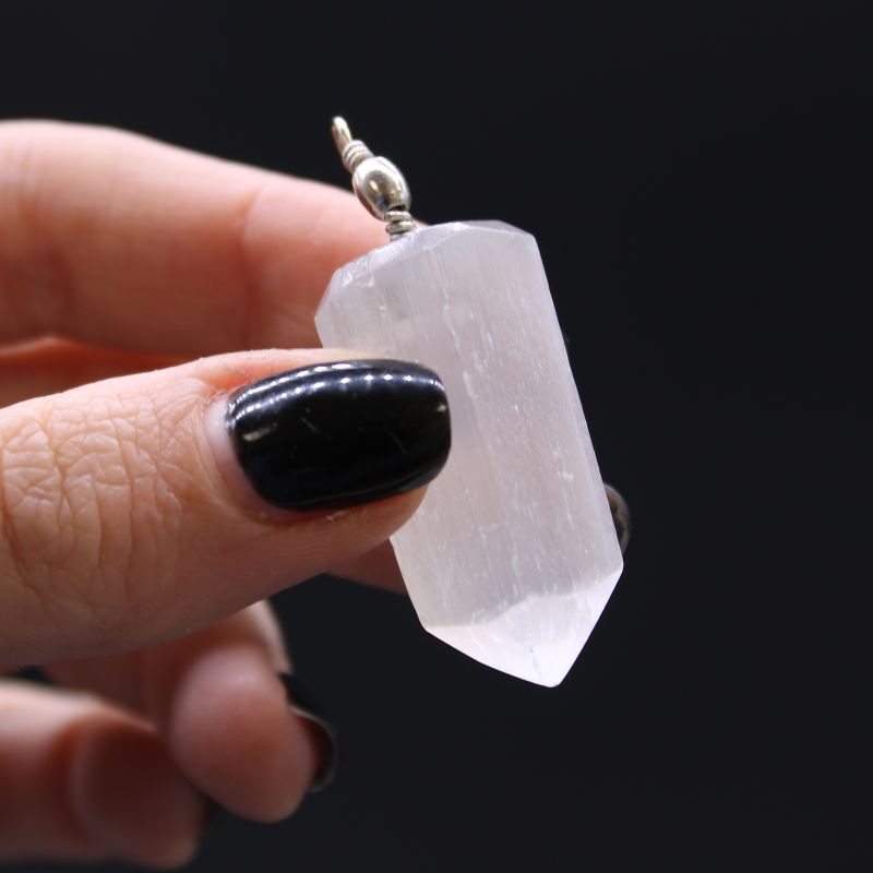 Pendentif en Sélénite - Oblix