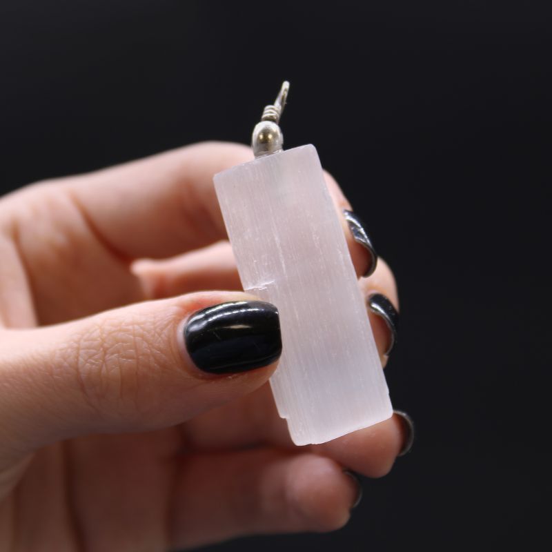 Pendentif en Sélénite - Naturel
