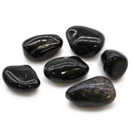 Grandes pierres africaines roulées - Onyx noir