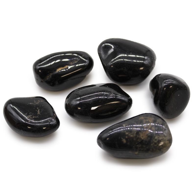 Grandes pierres africaines roulées - Onyx noir