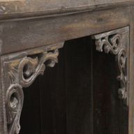 Meuble de Salle de Bain en Bois d'Albasia - Gris Délavé