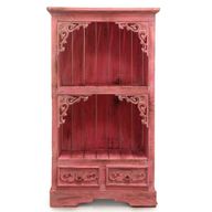 Meuble de Salle de Bain en Bois d'Albasia - Rose délavé