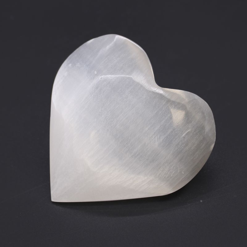 Coeur de Sélénite- 7-8cm