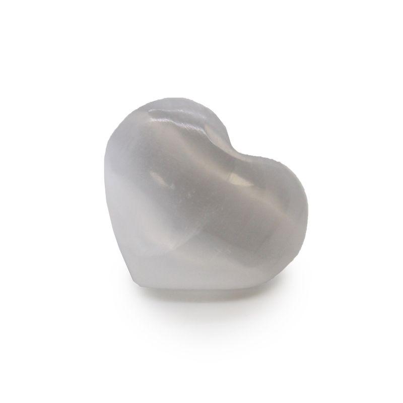 Coeur de Sélénite - 3-4cm