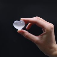 Coeur de Sélénite - 3-4cm