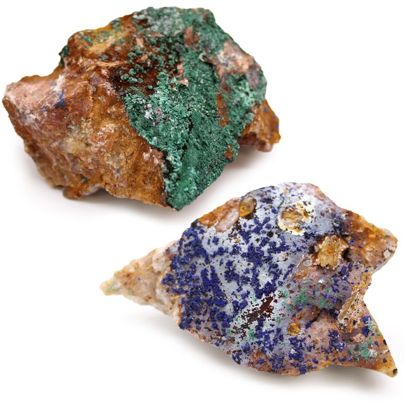 Spécimens Minéraux - Azurite Malachite (approx 20 pieces)