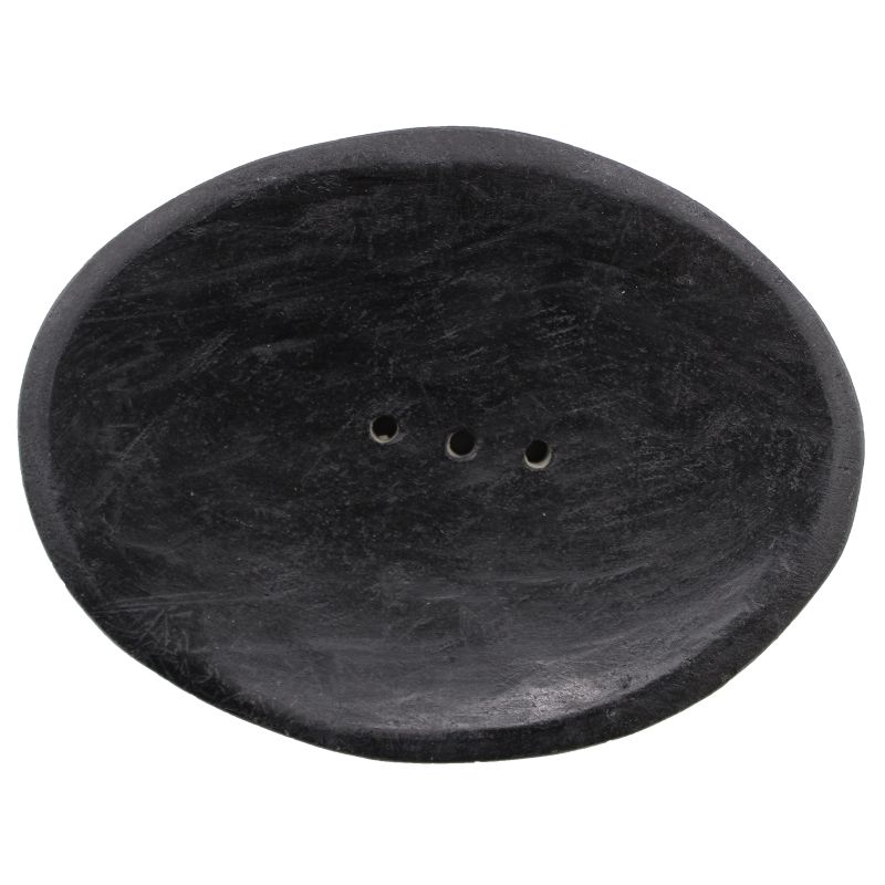 Porte-Savon Ovale en Marbre Noir