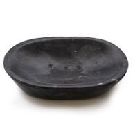 Porte-Savon Ovale Classique en Marbre Noir