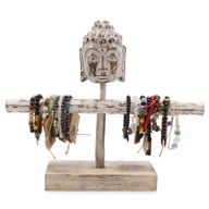 Support Bouddha à une Branche - Blanchi