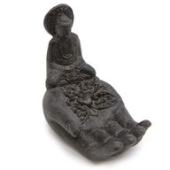 Brûleur d'Encens Buddah & Main (Noir)