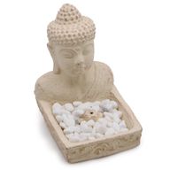 Brûleur d'Encens Bouddha Feng Shui (Crème)