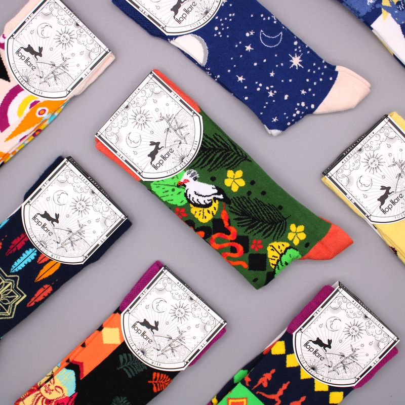 Chaussettes en Bambou Hop Hare - Éléphant chanceux