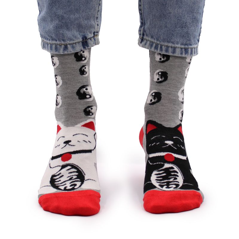 Chaussettes Bambou Hop Hare - Chat Porte bonheur