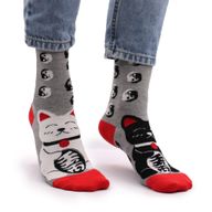 Chaussettes Bambou Hop Hare - Chat Porte bonheur
