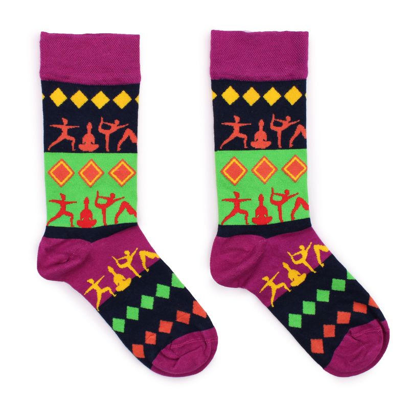 Chaussettes en Bambou Hop Hare - Poses de yoga
