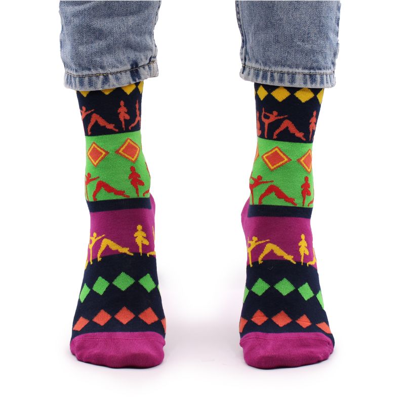 Chaussettes en Bambou Hop Hare - Poses de yoga