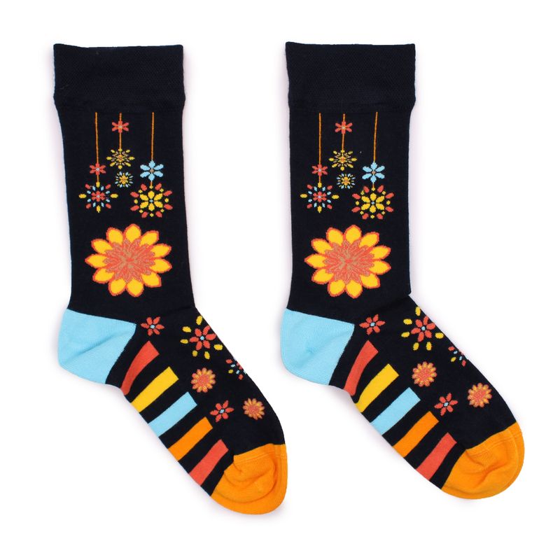 Chaussettes Bambou Hop Hare - Mandala Fleurs