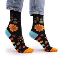 Chaussettes Bambou Hop Hare - Mandala Fleurs