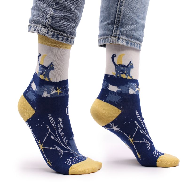 Chaussettes Bambou Hop Hare - Chat de Minuit