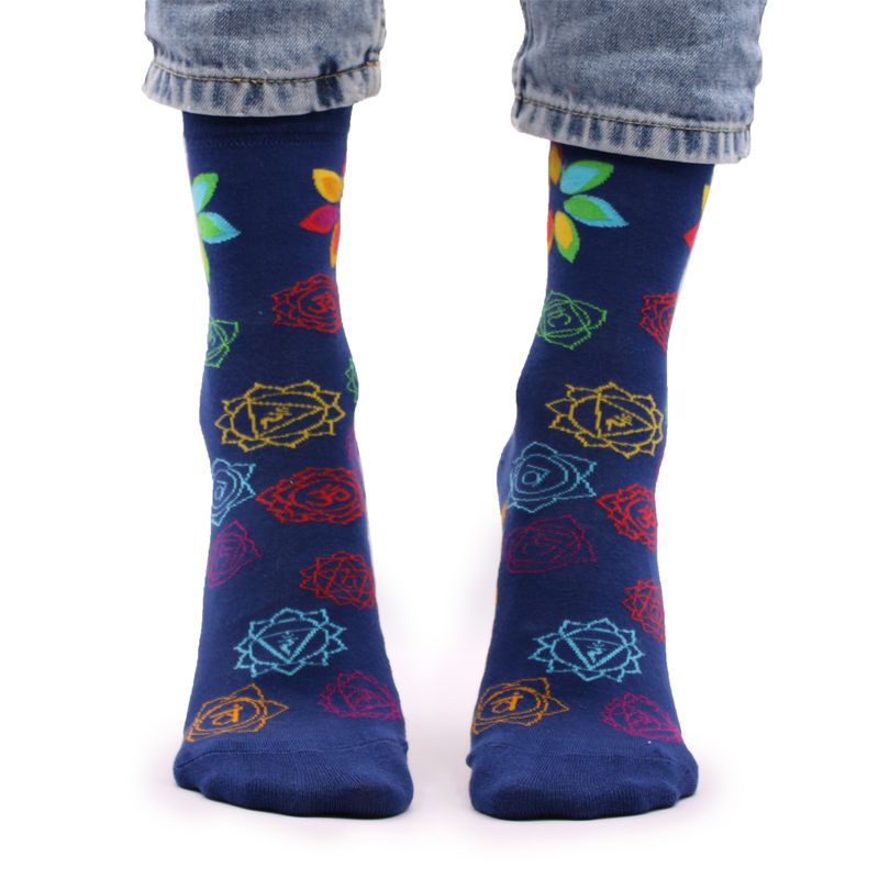 Chaussettes Bambou Hop Hare   - Chakra Arc-en-ciel