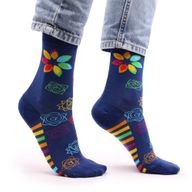 Chaussettes Bambou Hop Hare   - Chakra Arc-en-ciel