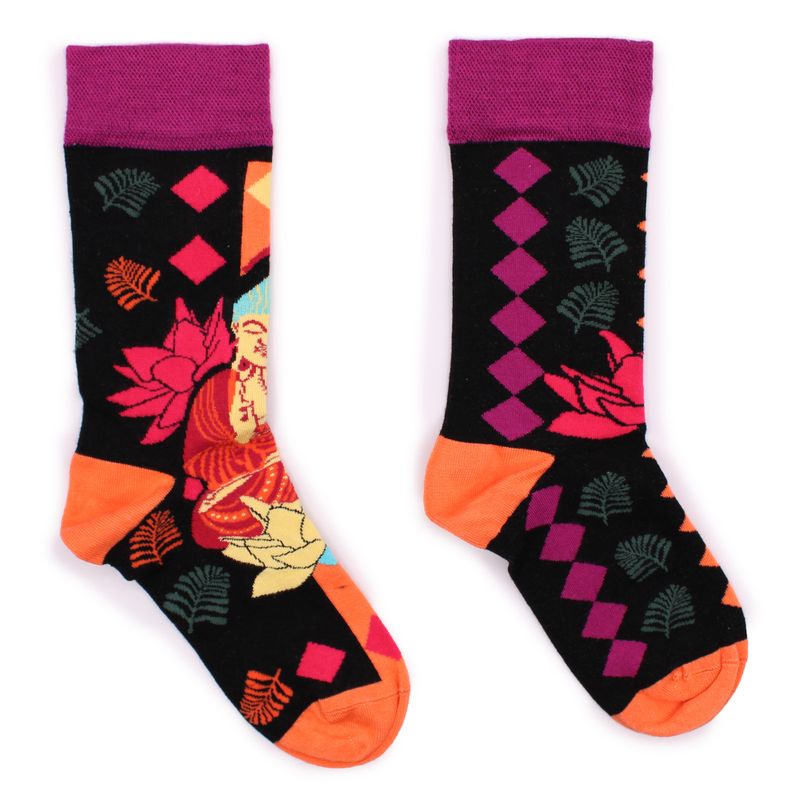 Chaussettes Bambou Hop Hare - Bouddha Rose & Lotus