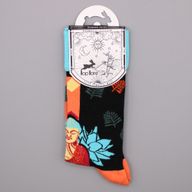 Chaussettes en Bambou Hop Hare - Bouddha Bleu & Lotus