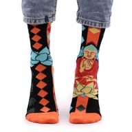 Chaussettes en Bambou Hop Hare - Bouddha Bleu & Lotus