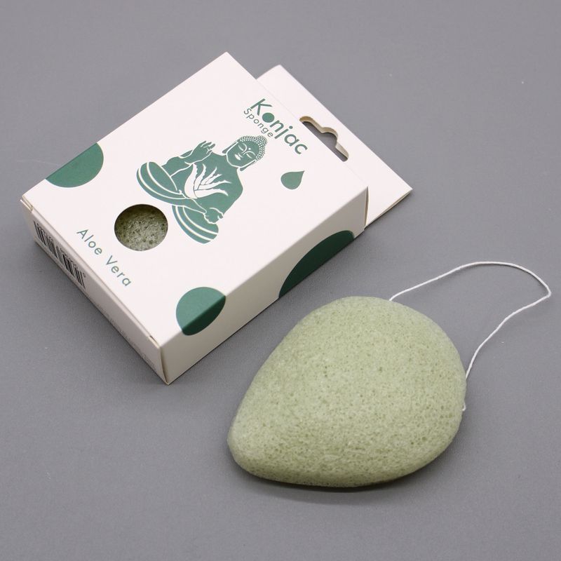 Éponge Konjac Goutte - Aloe Vera - Guérison