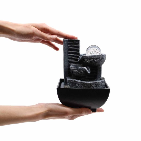 Fontaine à Eau d'Intérieur - 18cm - Pots Verseurs Relaxants
